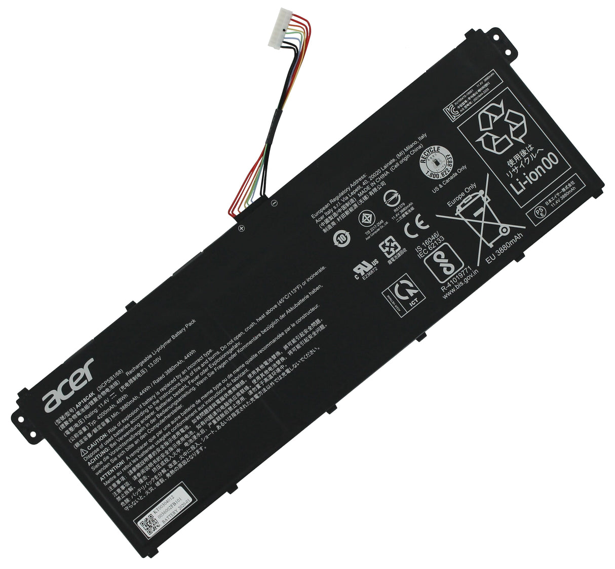 Acer laptop accu 4200mah