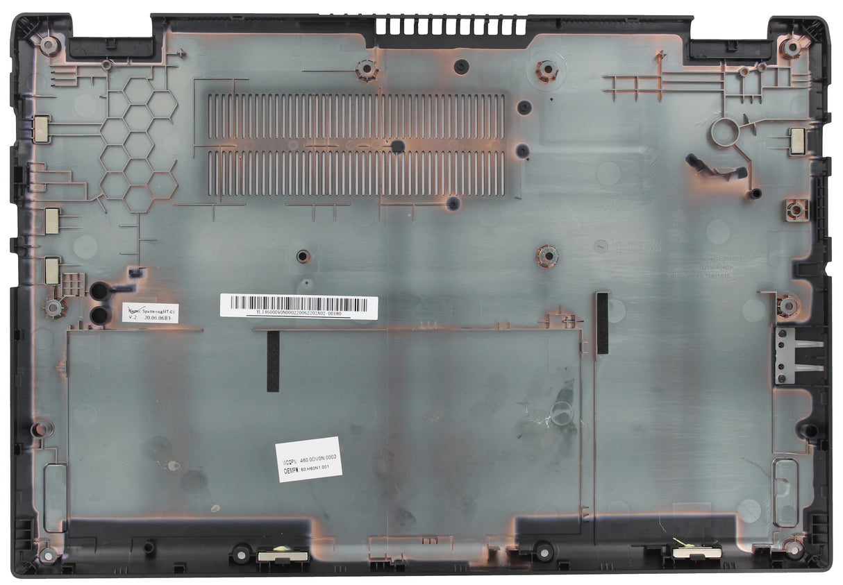 Cubierta inferior de la computadora portátil acer negra