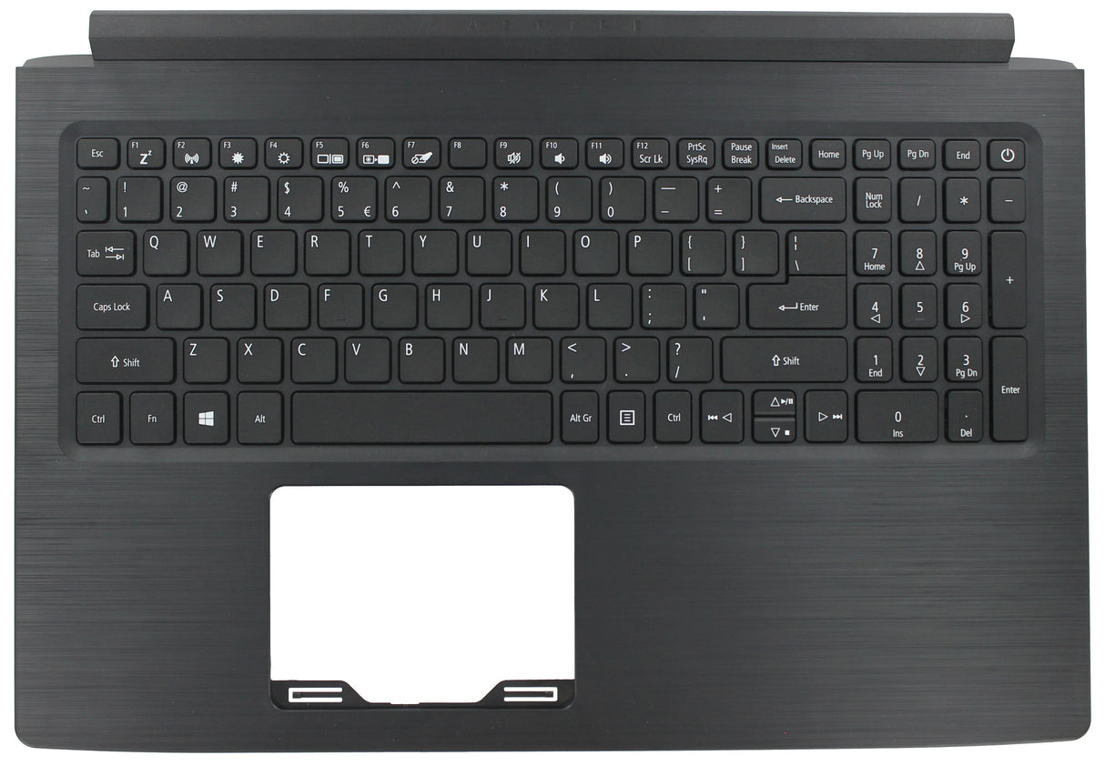 Acer laptop toetsenbord qwerty us + top cover zwart