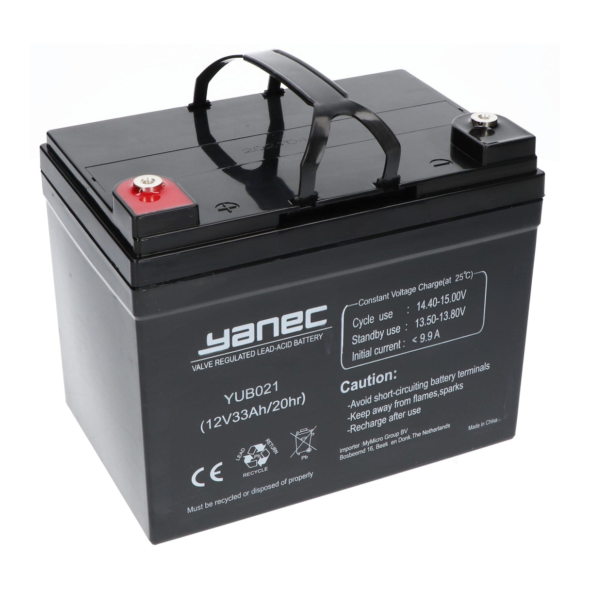 Batterie de plomb yanec 12V 33AH