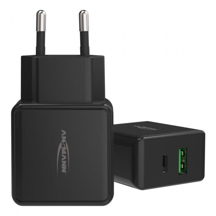 Ansmann Home Charger HC218PD Black 18W