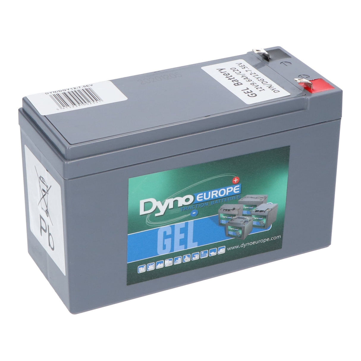 Dyno Europe Dyno Gel Battery 12V 7.5Ah