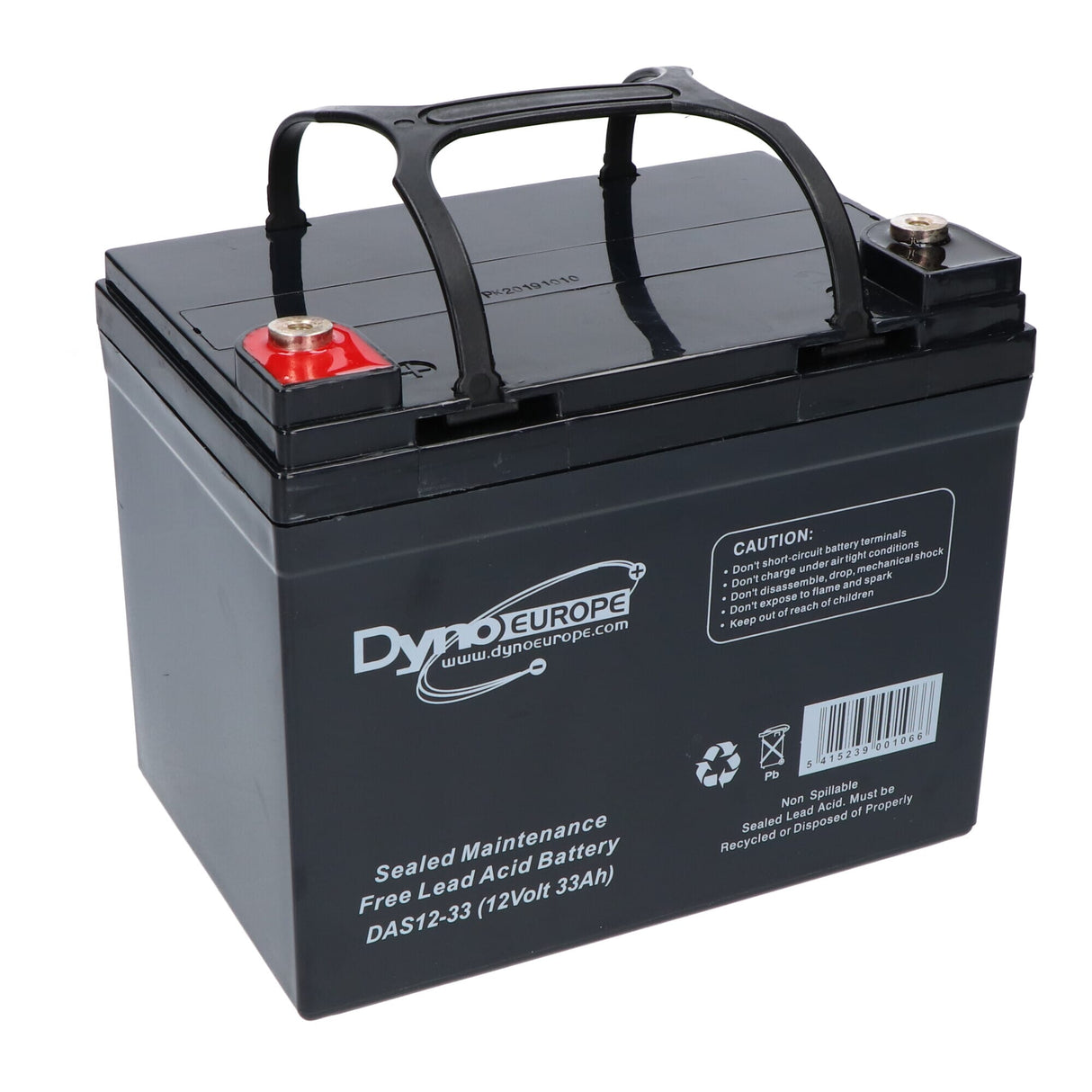 Dyno Europa dynon féiert Batterie 12V 33ah