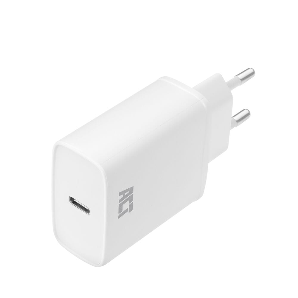 Connettività ACT Compact USB-C Caricatore 20W per la ricarica rapida