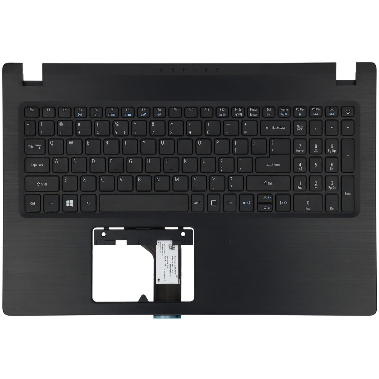 Acer notebook klávesnice qwerty us + top cover