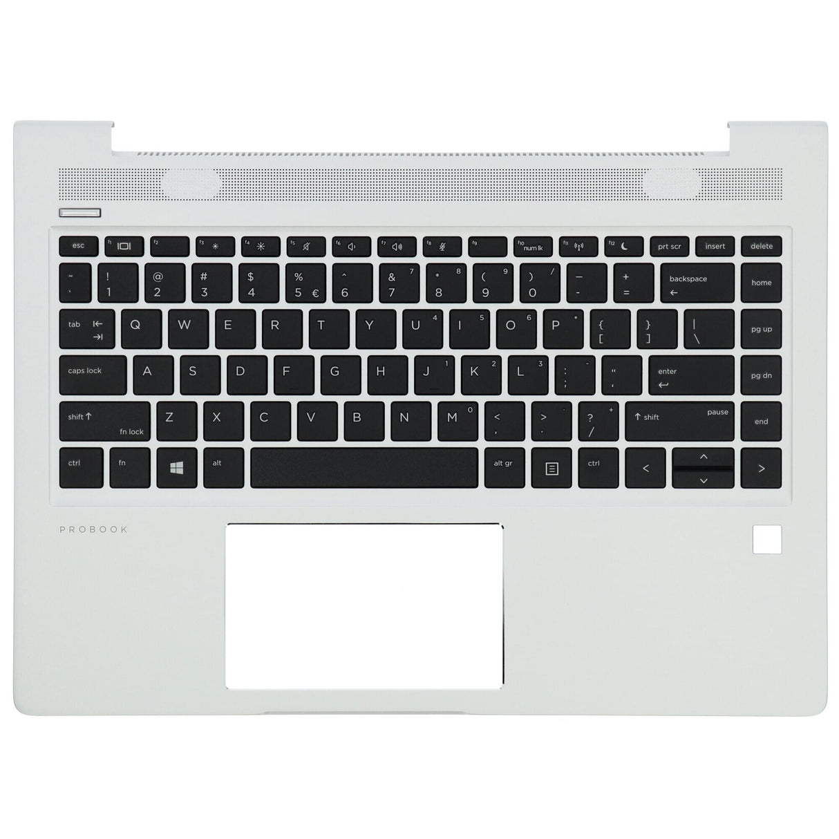 Tastiera per laptop HP Qwerty US + Copertura superiore Silver