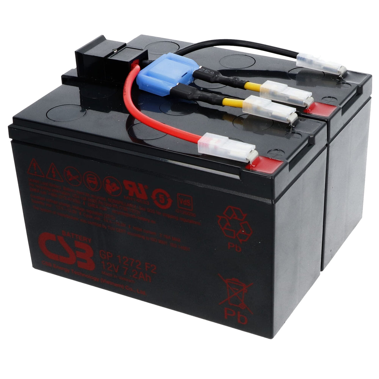 CSB -Batterie CSB UPS Batterieersatz RBC48 (einschließlich Kabel)