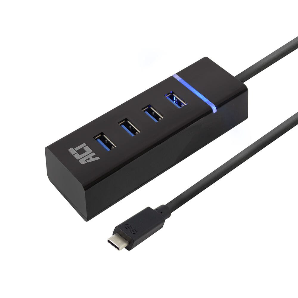 Connettività ACT USB-C Hub 3.2 con 4 porte USB-A