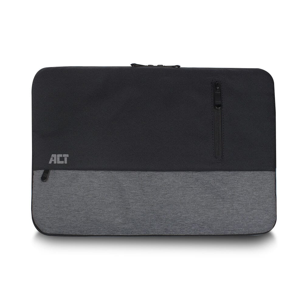 Act Urban, Laptop Sleeve 14.1 Inch, Black Gray