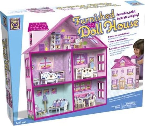 Maison de poupée Otto Simon avec meubles