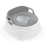 Dolu 3-en-1 Plaspot éducatif avec réducteur de toilette Gris blanc
