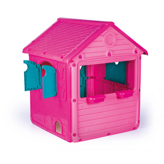 Dolu My 1st Unicorn House Playhouse avec sonnette rose bleu
