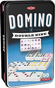 Selecta tactique domino double neuf jeu dans une boîte
