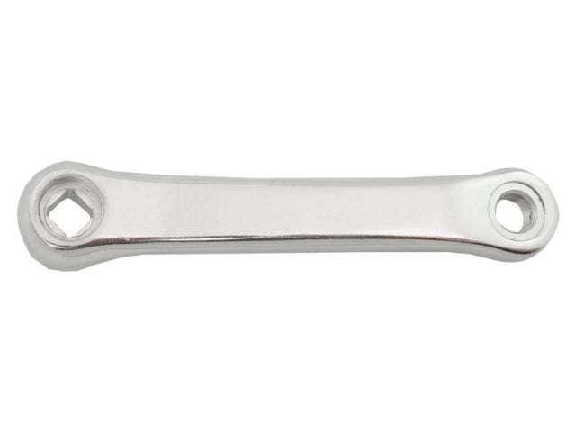 Pièces de cycle Hulzebos b.v. manivelle gauche 152 mm. aluminium argent