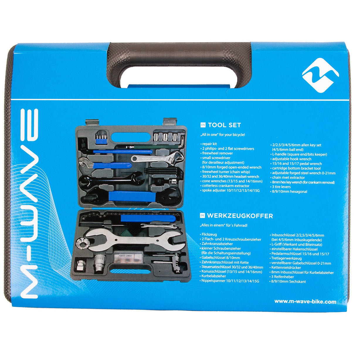 Mallette à outils pour vélo tout-en-un 43 pièces