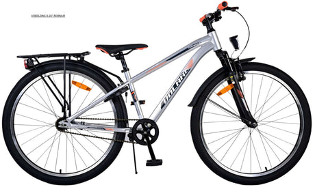 Vélo enfant Volare Cross - garçons - 26 pouces - Argent - 3 vitesses