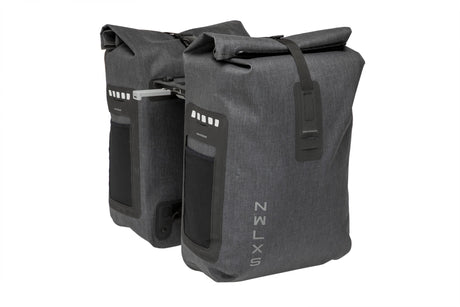 Nouveau sac à vélo à double vélo LOOXS VARO - Imperméable - Gray