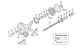 Shimano V-axe Conus gauche Snafdyna Rollerbrake Naf M9x11.94