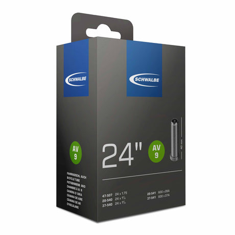 Tube intérieur de Schwalbe AV9 24 pouces 28 47-507 540 AV 40 mm
