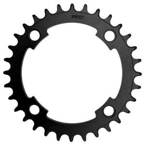 Samox PD-R4-A-NW Feuille de chaînage 42T 104mm 3 32-11 128 Aluminium noir