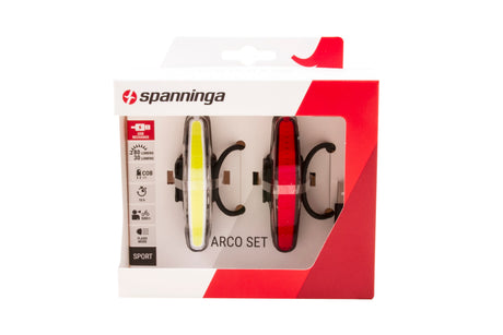 Ensemble d'éclairage Spanninga Arco USB rechargeable