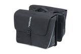 Sac à vélo à double vélo de basilic, eau-35L, noir.