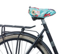 Basil Bloom Field - Couverture de selle - bleu