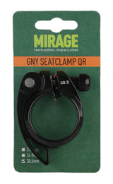 Buzaglo mirage collier de serrage de tige de selle gny avec qr 38,5 mm noir
