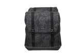 New Looxs Sacoche de Vélo Alba Double - Polyester Hydrofuge - Porte-Bagages MIK - Noir Vert Sable