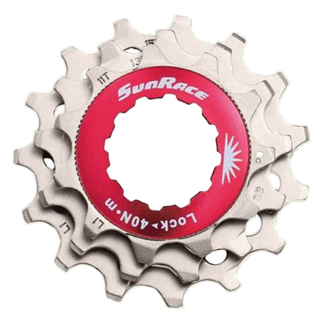 Sturmey-archer europa n.v. bague de verrouillage sunrace avec pignons 12v 11 13 15t argent
