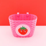 Qibbel Widek panier enfant explorer happy fraise rose