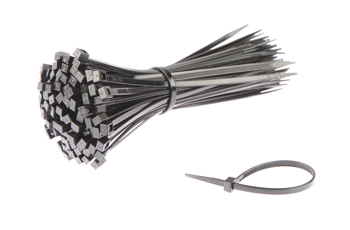 Buzaglo sachet de 100 bandes de câbles tireps 14cm (x3,5)