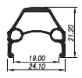 Primax E Str20 RIM 28 pouces (622) 36 trous bord du frein argent
