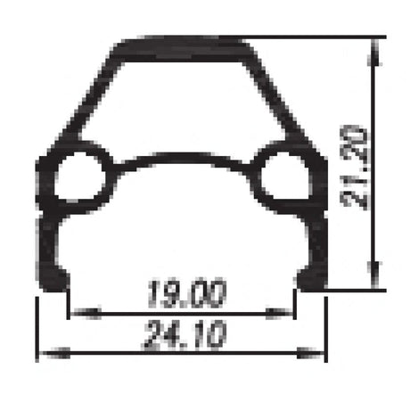 Primax E Str20 RIM 28 pouces (622) 36 trous bord du frein argent
