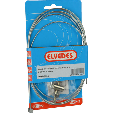 Elvedes cable systems bv jeu de câbles intérieurs de frein scooter uni 2,5m 6480