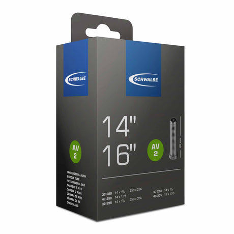 Tube intérieur de Schwalbe AV2 14 16 pouces 32 47-288 305 AV 40 mm