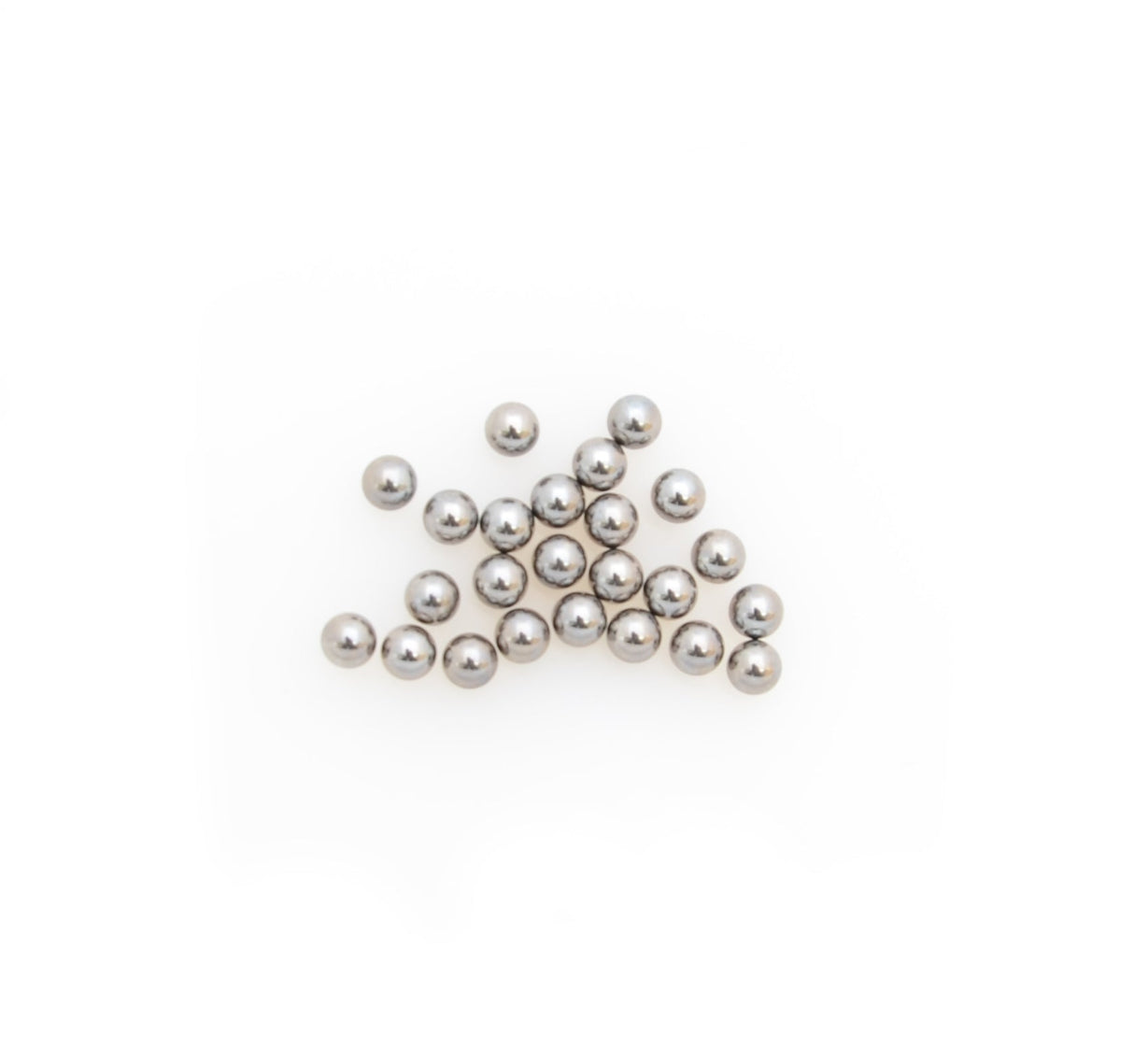 Bullets 1 4 pouces d'argent 24 pièces