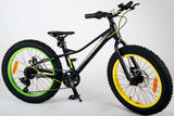 Volare Gradient Children's Bicycle - Boys - 20 pouces - Black Yellow Green - 6 Speed - Prime Collection