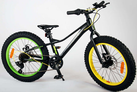 Volare Gradient Children's Bicycle - Boys - 20 pouces - Black Yellow Green - 6 Speed - Prime Collection