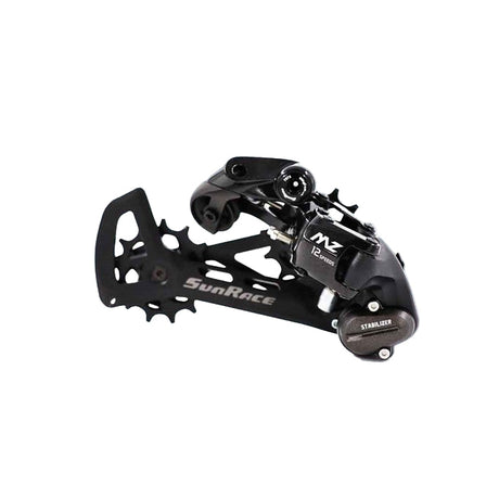 Sunrace achterdailleur 12v cage moyenne directe noire