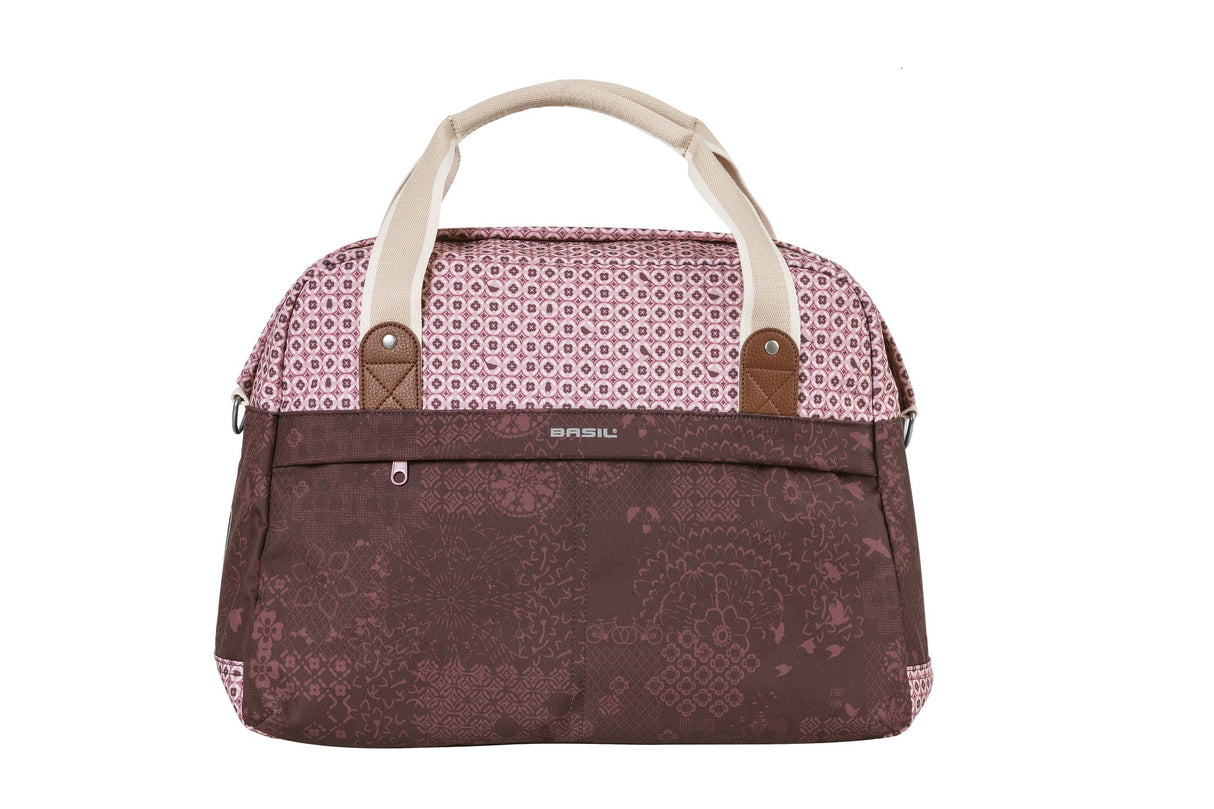 Sac à bicycle Basil Bohème - Sac à vélo élégant rouge pour femmes - eau - Répondant - 18L