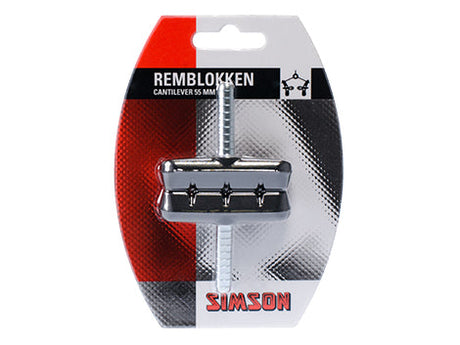 Simson Brake Shoe Cantilever 55 mm par set sur carte