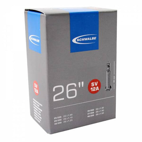 Tube intérieur de Schwalbe 12asv 26 x 1,00 1,50 (25 40-559) FV 40 mm