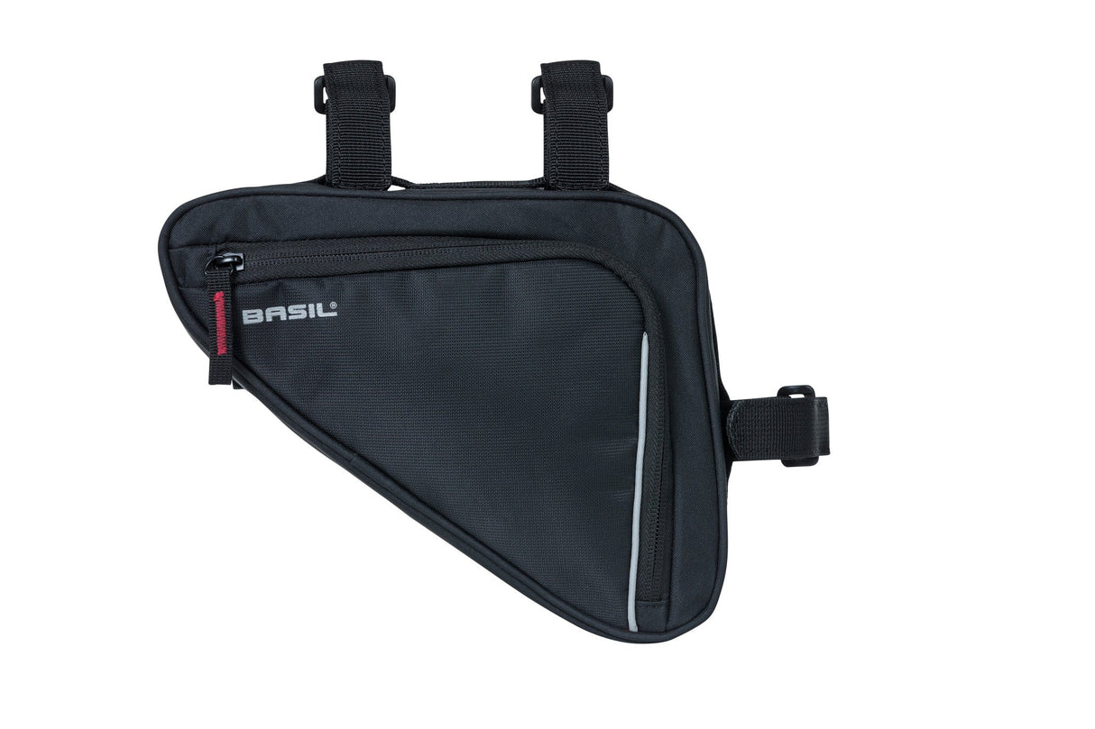 Basil Sport Design Frametas M - Sac à vélo noir - 1,7L - Eau -Pellent - Montage Velcro