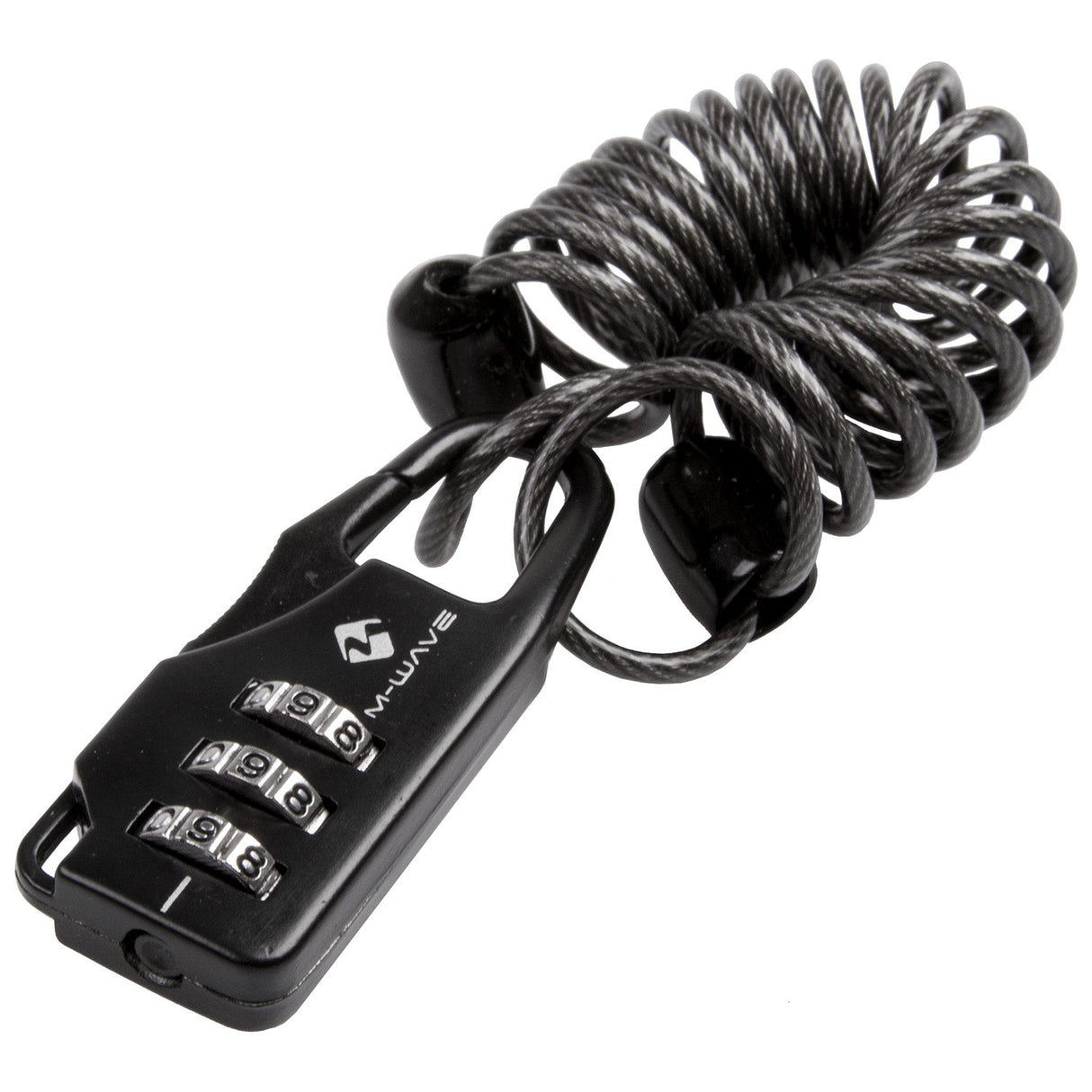 Câble spirale M-Wave avec silhouette 3x1200 mm noir