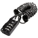 Câble spirale M-Wave avec silhouette 3x1200 mm noir