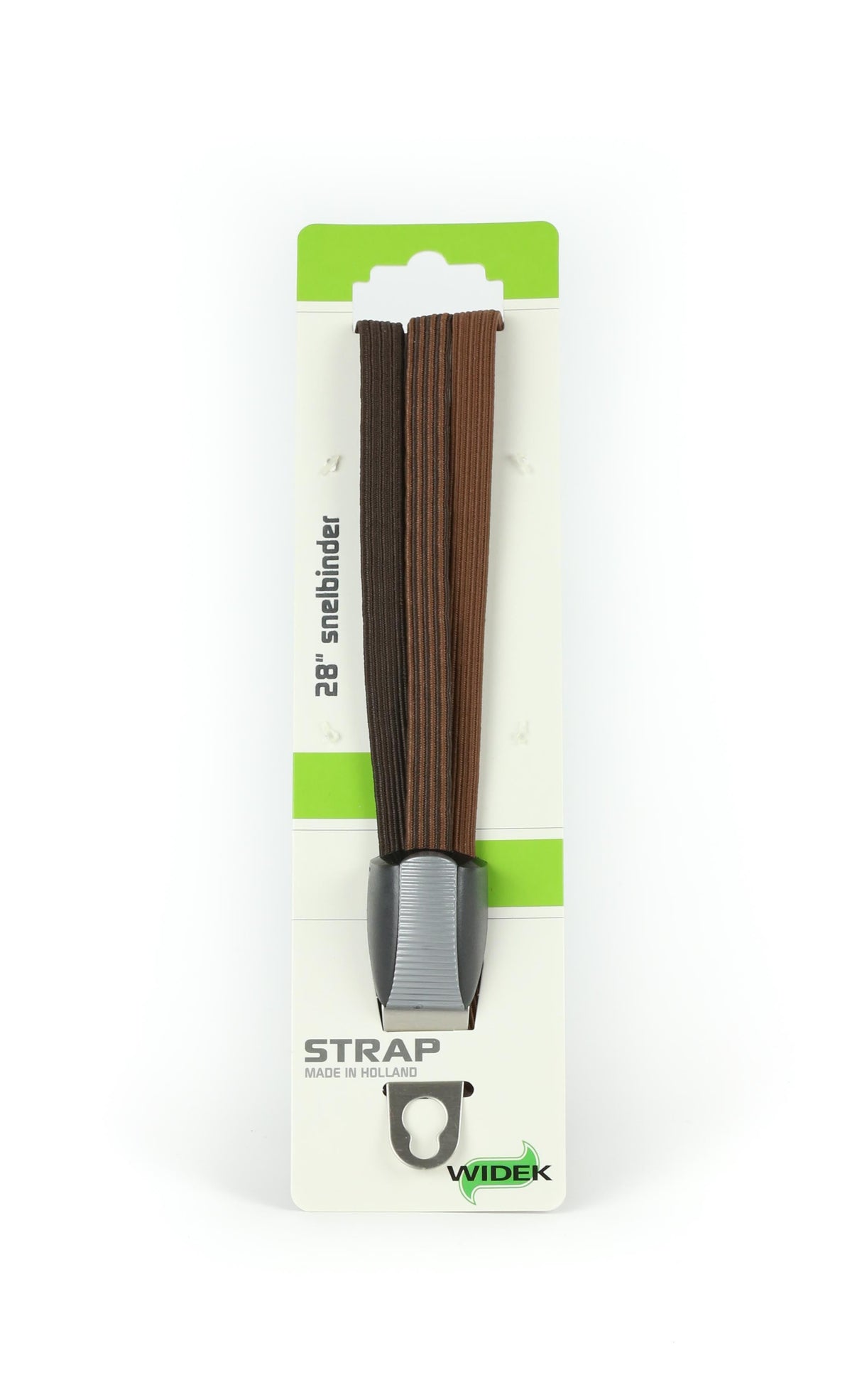 Widek b.v. Widek triobinder pull-in marron chocolat et marron foncé avec univ en acier inoxydable. support