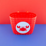Qibbel Widek panier enfant explorer clappy crab rouge