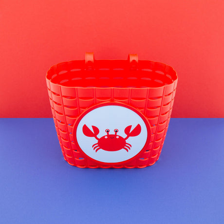 Qibbel Widek panier enfant explorer clappy crab rouge