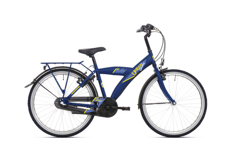 BikeFun Children's Bike Urban City 24 pouces avec Nexus 3 Gear Remnaf - Cobalt Mat Bleu